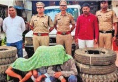 चिखला माईन्स परिसरातील टायर चोरीचा पर्दाफाश; ३ आरोपी जेरबंद!