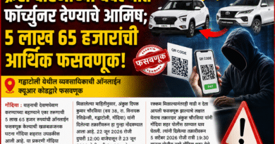 क्रेटा वाहनाच्या बदल्यात फॉर्च्युनर देण्याचे आमिष; ५ लाख ६५ हजारांची आर्थिक फसवणूक! क्रेटा वाहनाच्या बदल्यात फॉर्च्युनर देण्याचे आमिष; ५ लाख ६५ हजारांची आर्थिक फसवणूक!